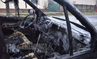Kiégett egy parkoló Renault Táplánszentkereszten