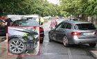 Figyelmetlen elindulás - Mercedes hajtott Volkswagen elé Szombathelyen