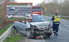 Súlyosan megsérült a fiatal sofőr a 8-ason, Vasvár közelében – Renault sodródott szalagkorlátnak
