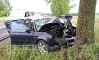 Tűzoltók szabadították ki az Audiból az életveszélyesen megsérült sofőrt Nádasdnál