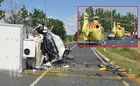 Elhunyt a sárvári balesetben súlyosan megsérült teherautósofőr - kisbusz hajtott a járműve elé a 84-es főúton