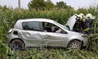 Kukoricásba csapódott egy Renault Szombathely határában