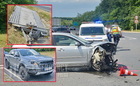 Ford utánfutójába hajtott egy Mazda a 84-esen, Sárvár közelében - 150 métert gurult tovább az utánfutó