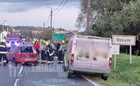 Ford furgon tolta össze a sort Vasvár határában, a 74-es főúton