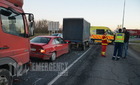 Négyes karambol a 86-oson, Szombathely határában