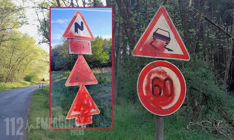 Sok lehetett a "tinta" - huszonkét jelzőtáblát rongált meg valaki az Őrségben