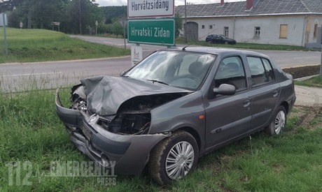 Kamion elé sodródott egy Renault Horvátzsidányban – megsérült az okozó