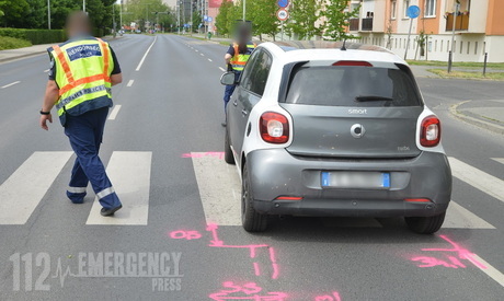 Gyalogátkelőhelyen ütött el egy diákot egy Smart Szombathelyen - nem sérült súlyosan az érettségiző fiú