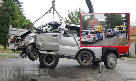 Elvesztette az eszméletét a Suzuki vezetője Kőszegen - két autóval ütközött a járműve