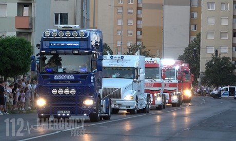 Videó: A Truck Fest kamionos felvonulásának teljes menetoszlopa Szombathelyen